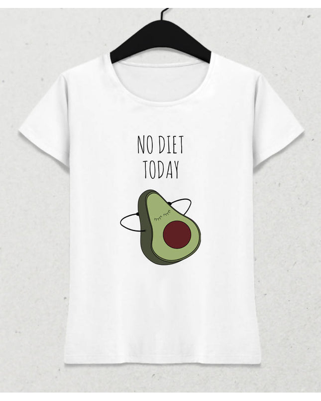No Diet Today Avocado T-shirt - Women's Short Sleeve 