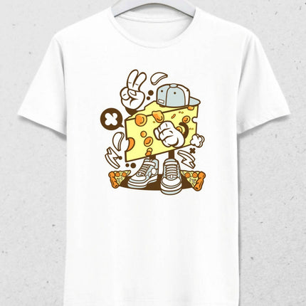 Peynir Karakter T-shirt - basmatik.com