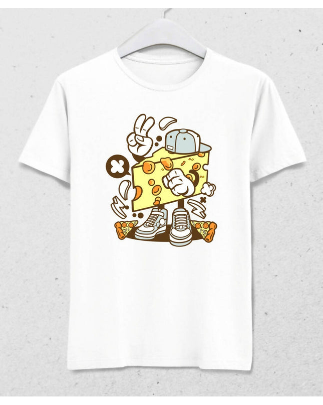 Peynir Karakter T-shirt - basmatik.com