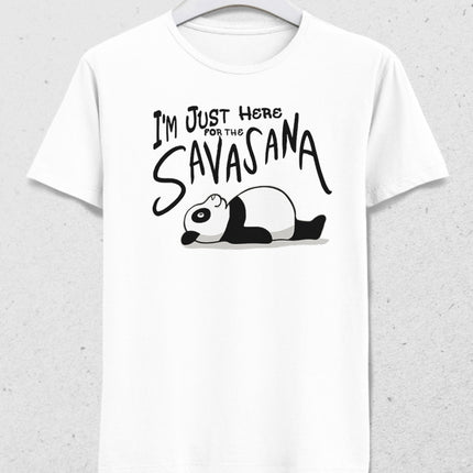 Panda savasana yoga tişört - basmatik.com