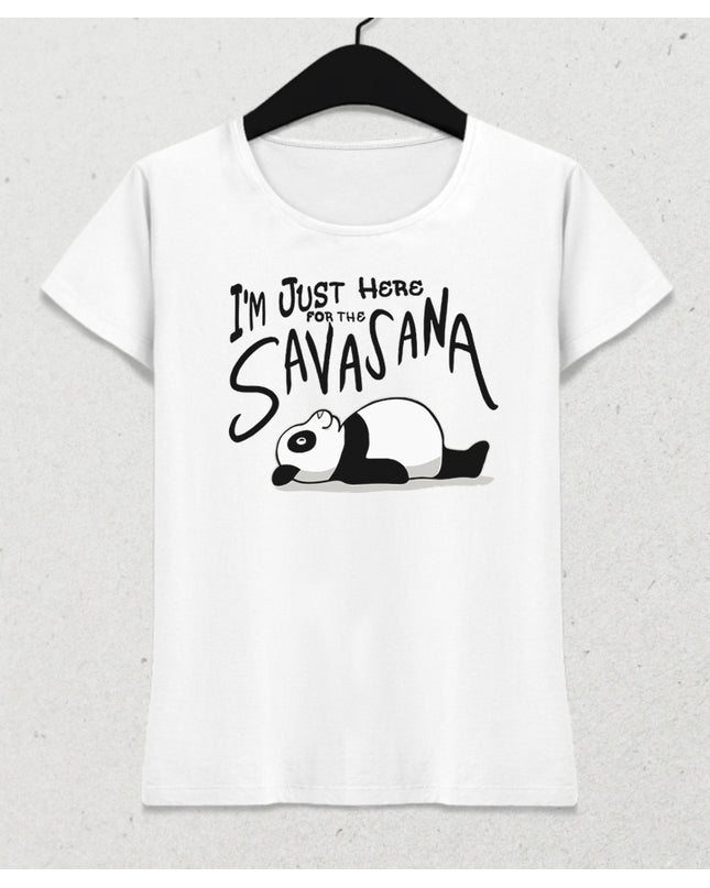 Panda savasana yoga tişört - basmatik.com