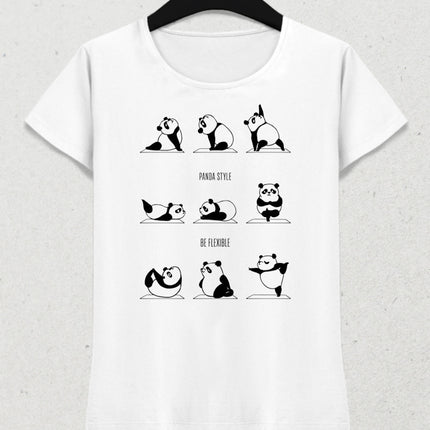 Panda yoga tişört - basmatik.com
