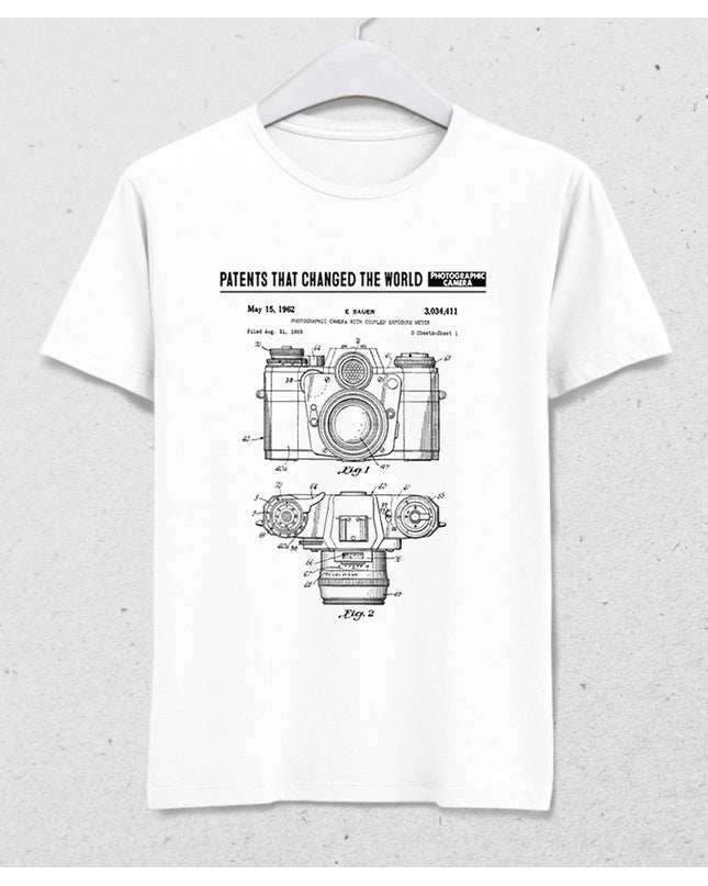 Photographic camera tshirt - basmatik.com