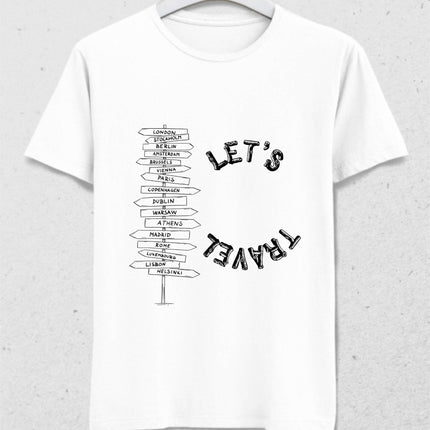 Let’s Travel Erkek Tişört