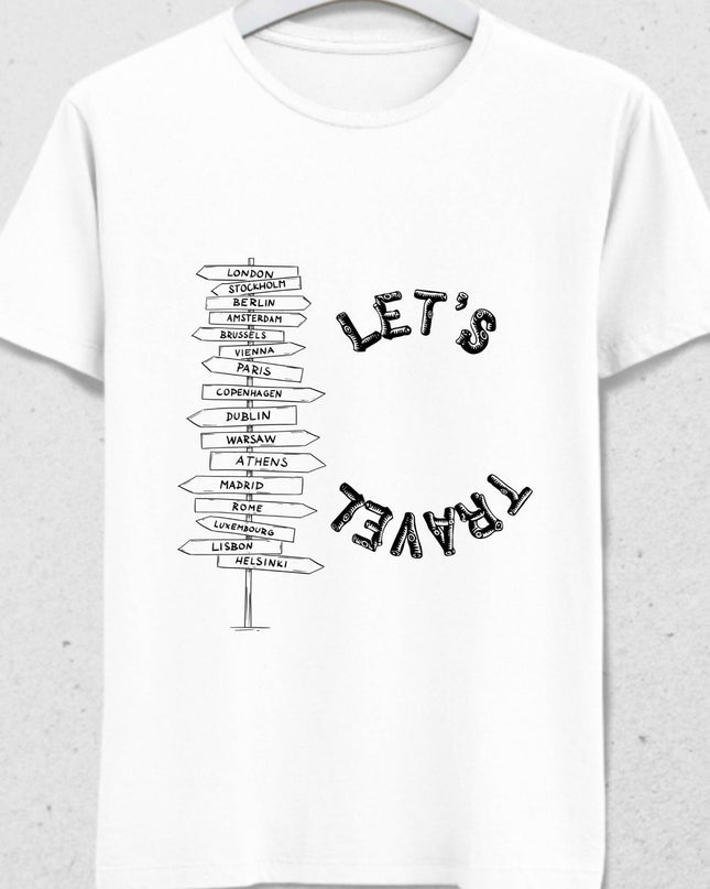 Let’s Travel Erkek Tişört