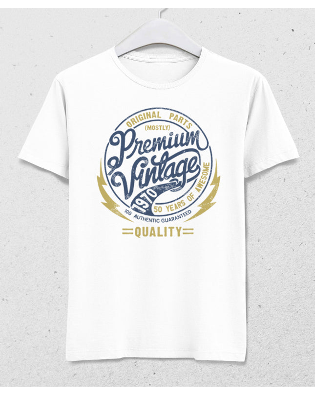 Premium doğum günü beyaz tişört - basmatik.com