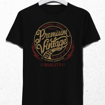 Premium doğum günü siyah tişört - basmatik.com