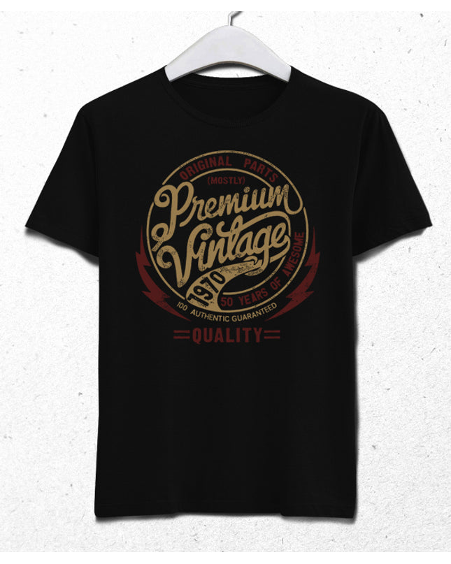 Premium doğum günü siyah tişört - basmatik.com