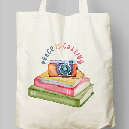 Peace is Calling Cloth Bag 