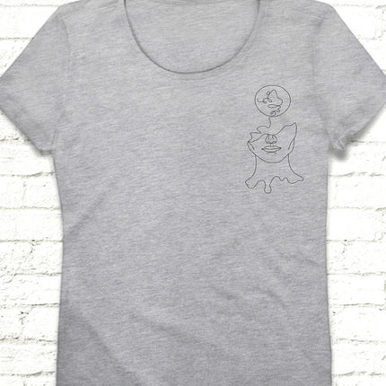 Psychology Gri Tişört - basmatik.com