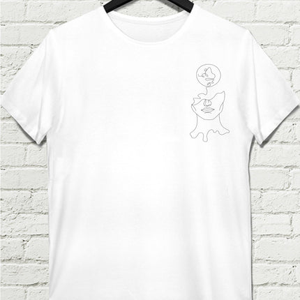 Psychology Beyaz Tişört - basmatik.com