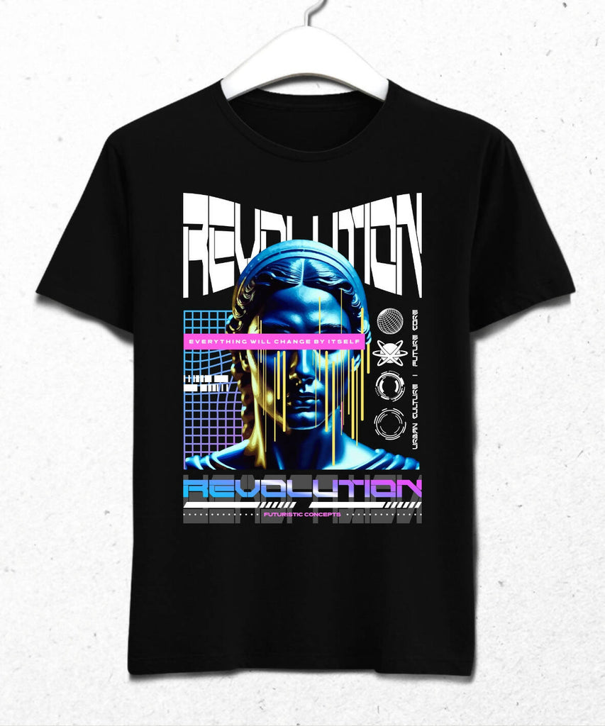 Revolution Streetwear Retro Futuristic Design