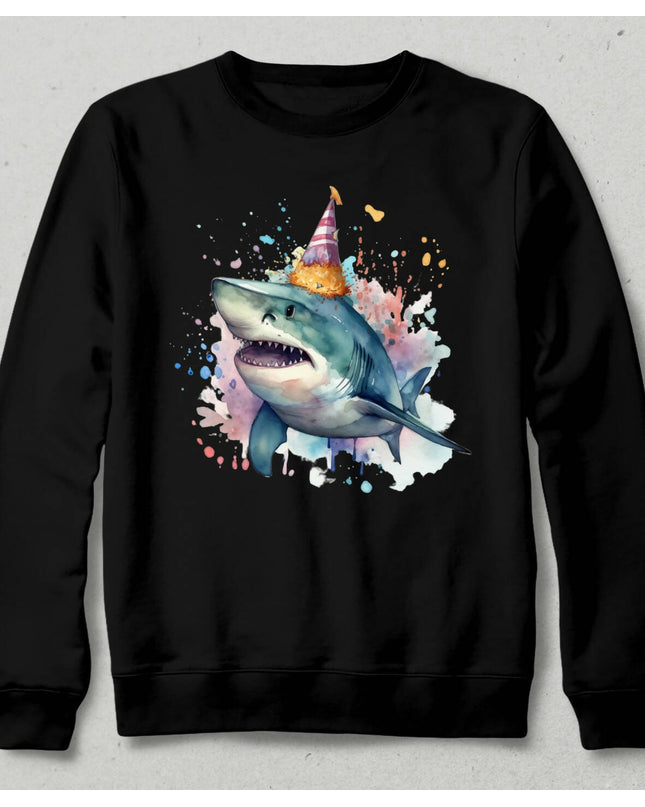 Doğum Günü Köpek Balığı Sweatshirt 4