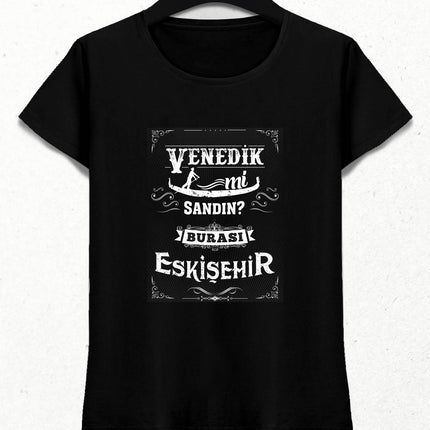 Burası Eskişehir - 1 / Kadın Tshirt - basmatik.com