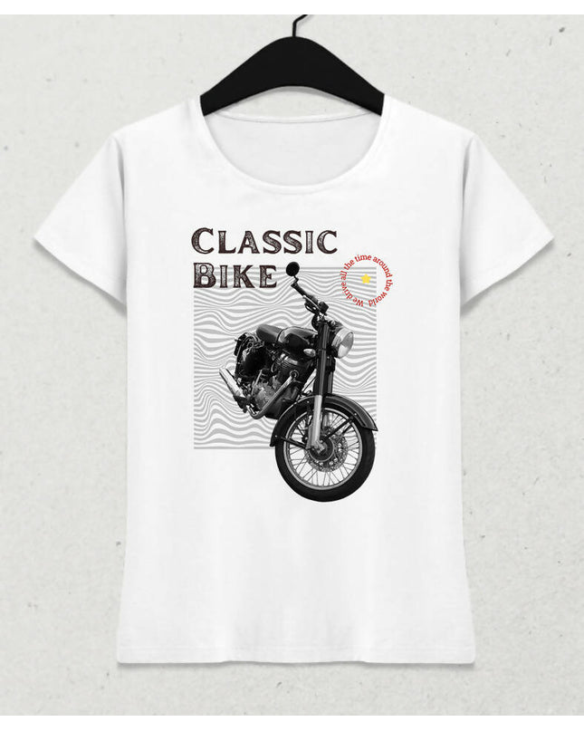 Classic Bike Kadın Tişört
