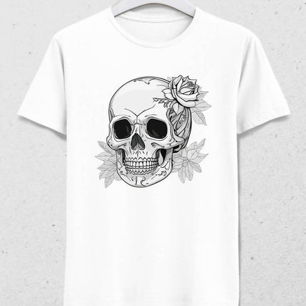 skull and rose 
