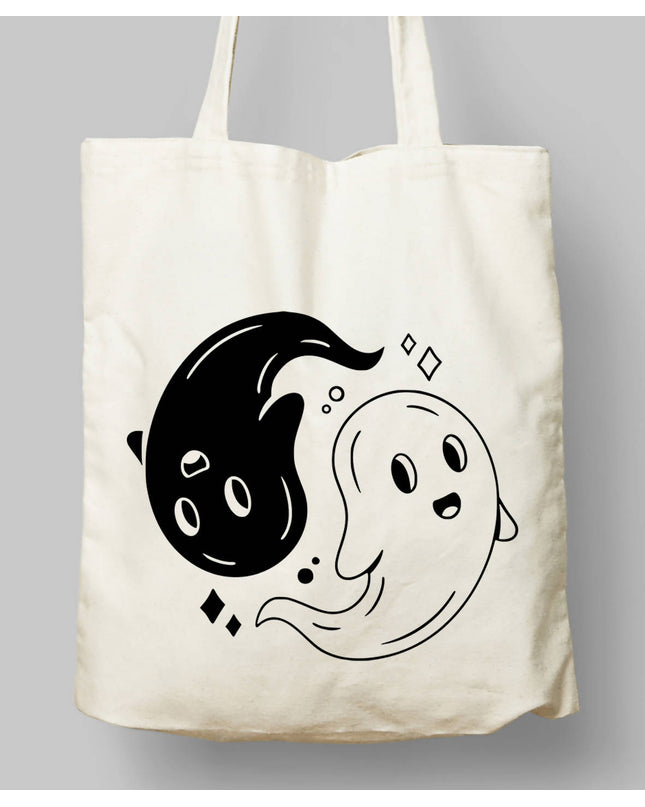 Ying Yang Ghosts Bez Çanta - basmatik.com