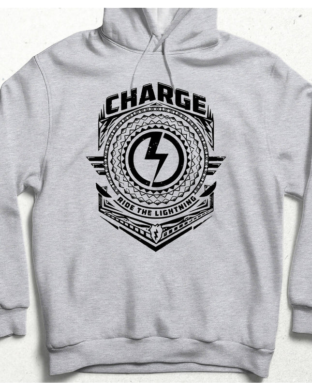 Charge Kapüşonlu Sweatshirt - basmatik.com