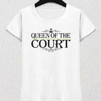 Queen of the court kadın tişört - basmatik.com