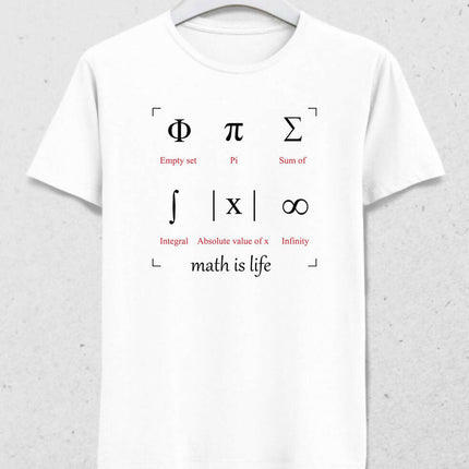 Math is Life Erkek Tişört - basmatik.com