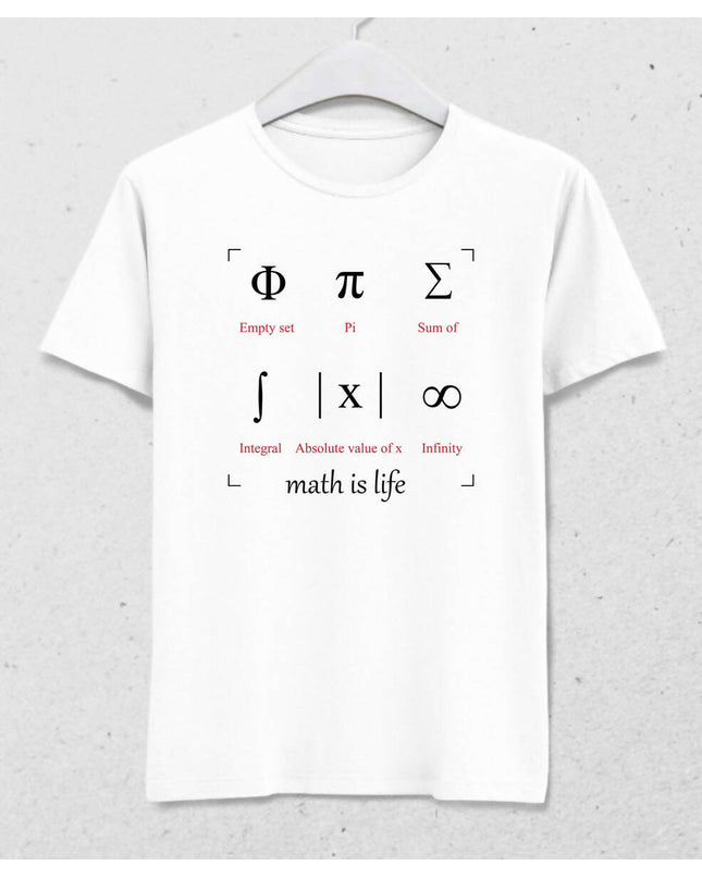 Math is Life Erkek Tişört - basmatik.com