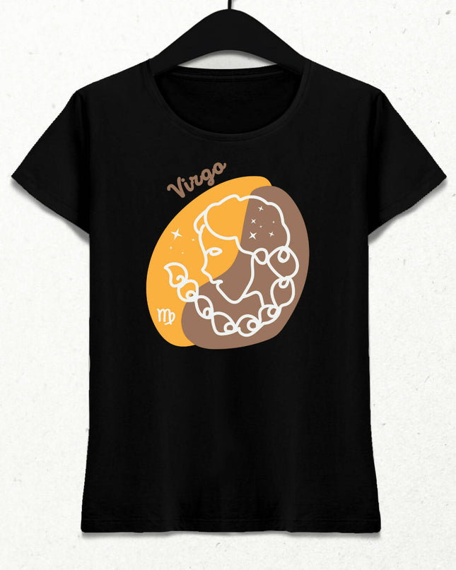 Başak Burcu - Virgo Minimalist Renkli Tasarım Kadın T-Shirt