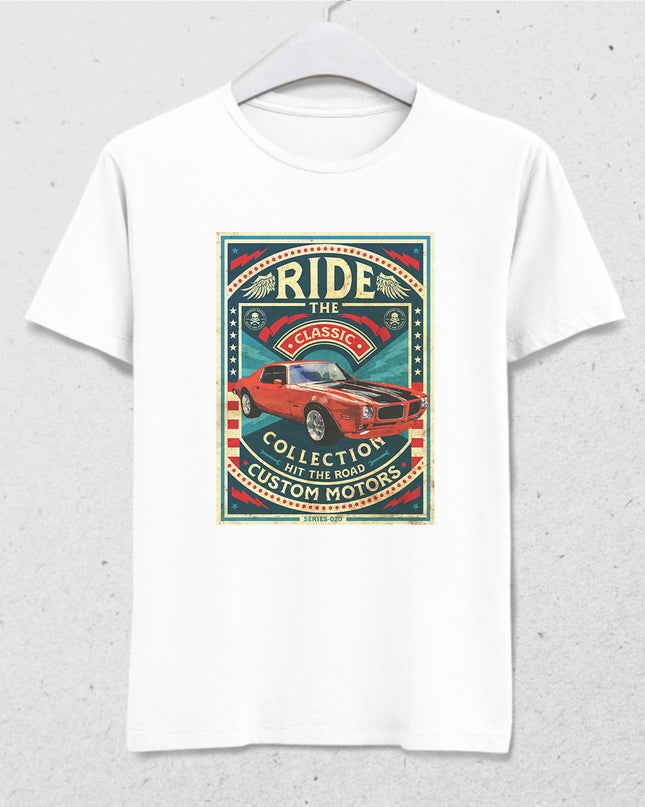Ride to classic tişört - basmatik.com