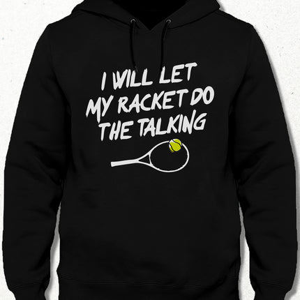 Racket talking kapşonlu - basmatik.com