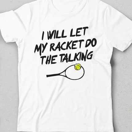 Racket talking çocuk tişört - basmatik.com