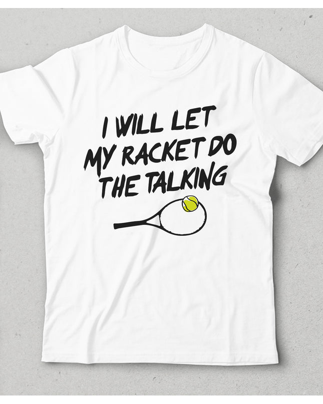 Racket talking çocuk tişört - basmatik.com