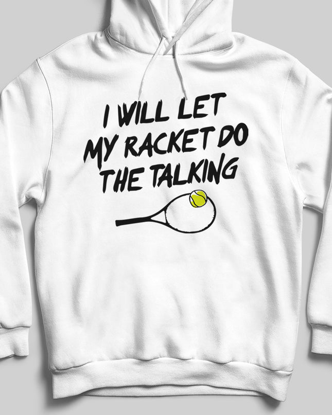 Racket talking kapşonlu - basmatik.com