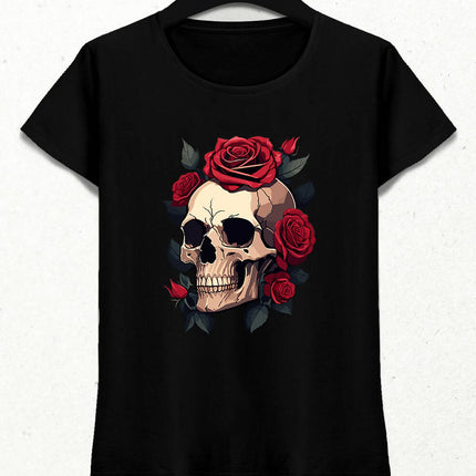 skull and rose 
