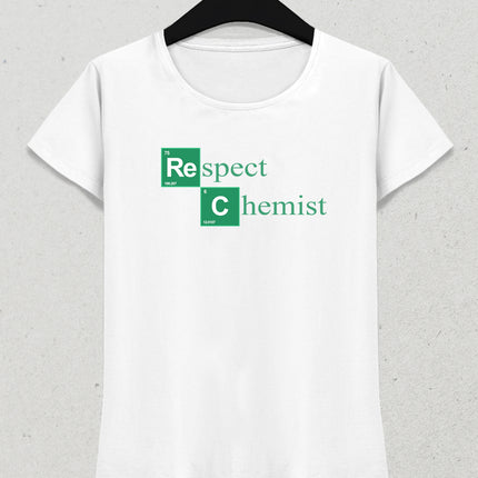 Respect kimyager kadın tişört - basmatik.com