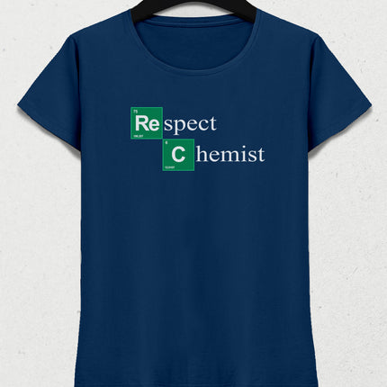 Respect kimyager kadın tişört - basmatik.com