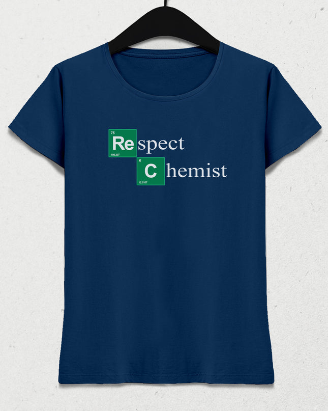 Respect kimyager kadın tişört - basmatik.com