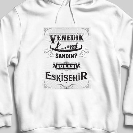 Kapüşonlu Sweatshirt - Burası Eskişehir - 1 - basmatik.com