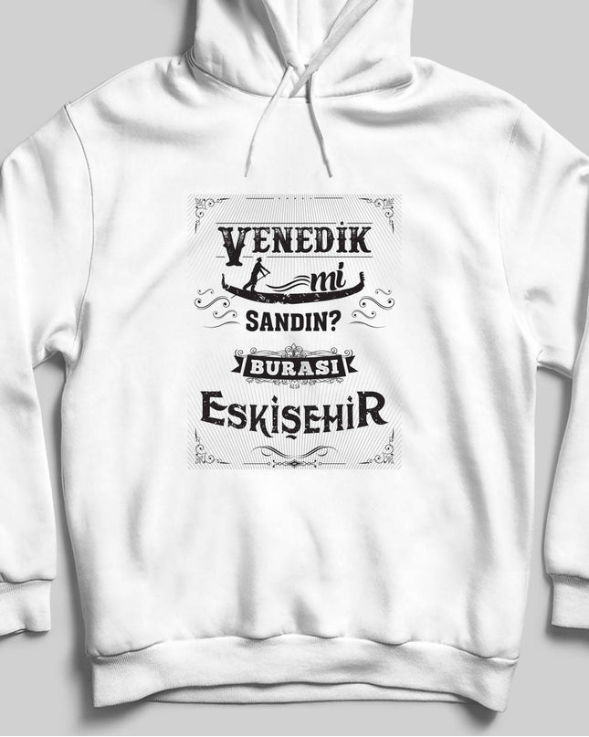 Kapüşonlu Sweatshirt - Burası Eskişehir - 1 - basmatik.com