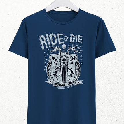 Ride or die motorcycle erkek tişört - basmatik.com