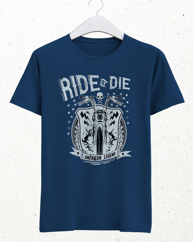 Ride or die motorcycle erkek tişört - basmatik.com