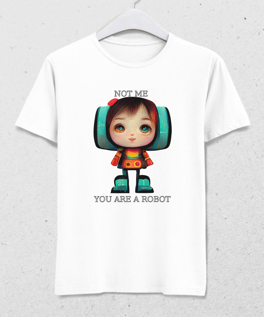 Robot girl tişört