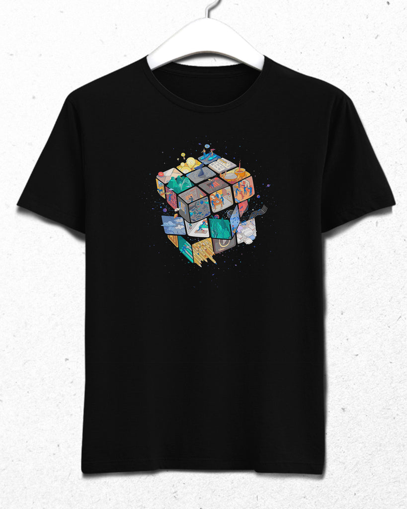 Rubik's cube tişört - basmatik.com