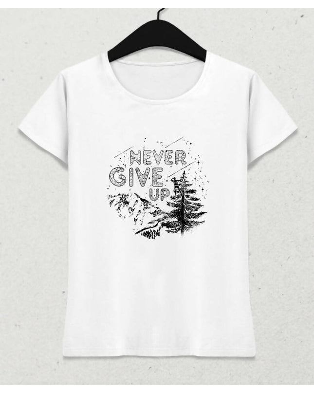 Never Give Up Women's T-Shirt