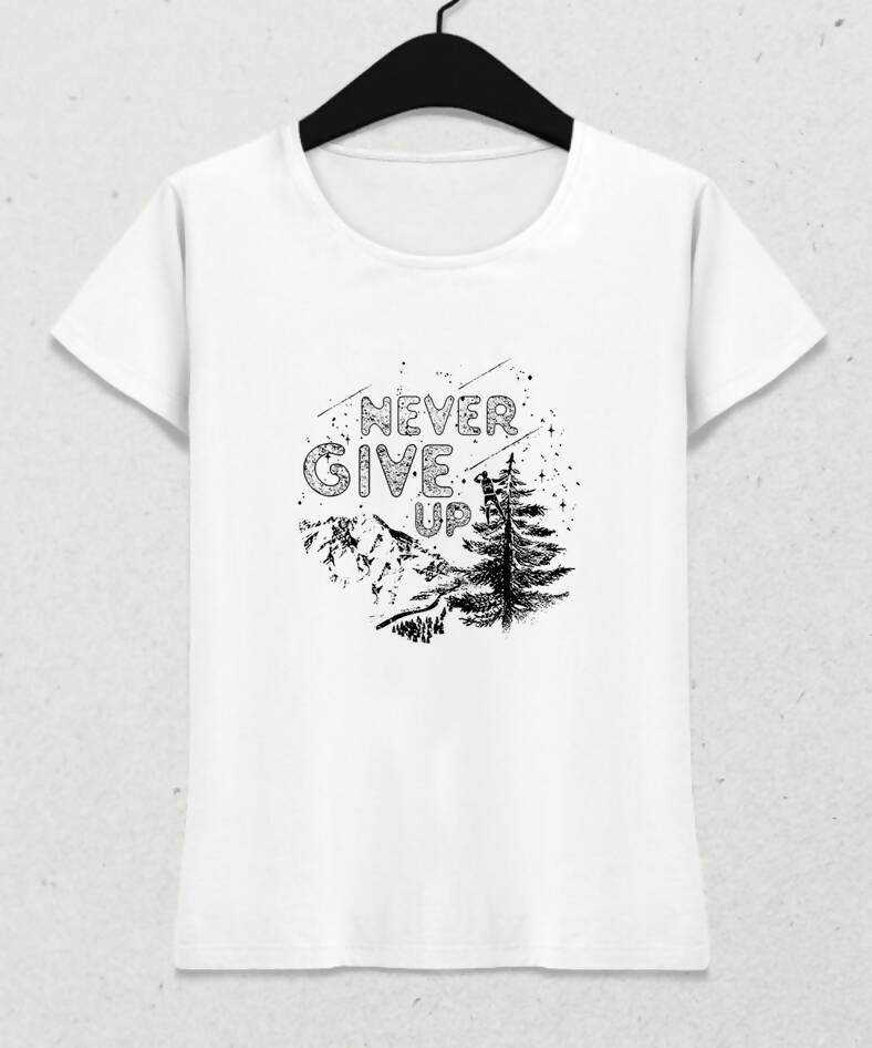 Never Give Up Women's T-Shirt