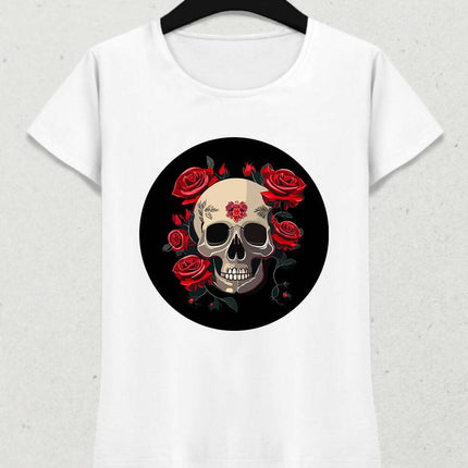 skull and rose 