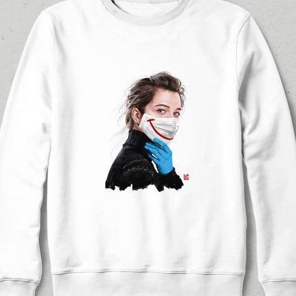 Kapüşonsuz Sweatshirt - Bitter Smile - basmatik.com