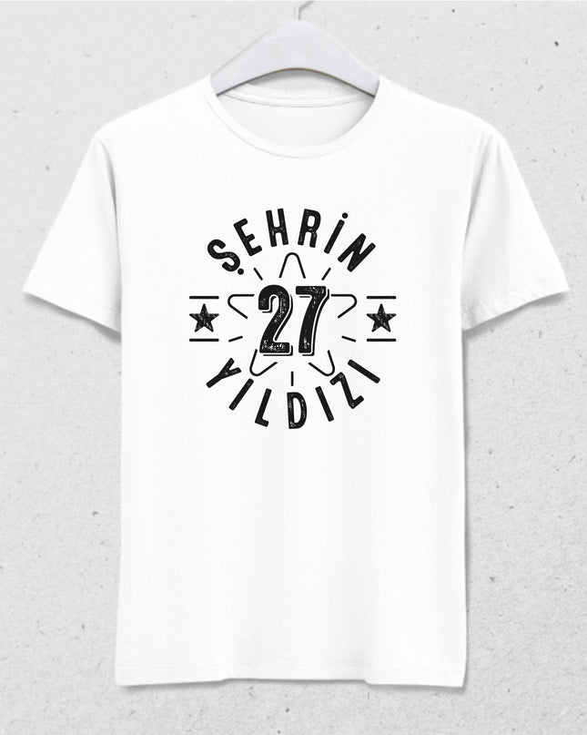 Şehrin yıldızı 27 Gaziantep tişört - basmatik.com