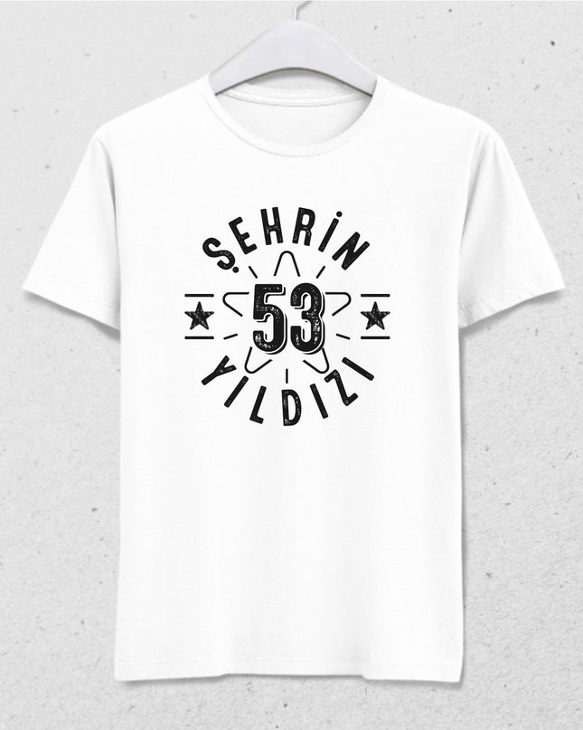 Şehrin yıldızı 53 Rize tişört - basmatik.com