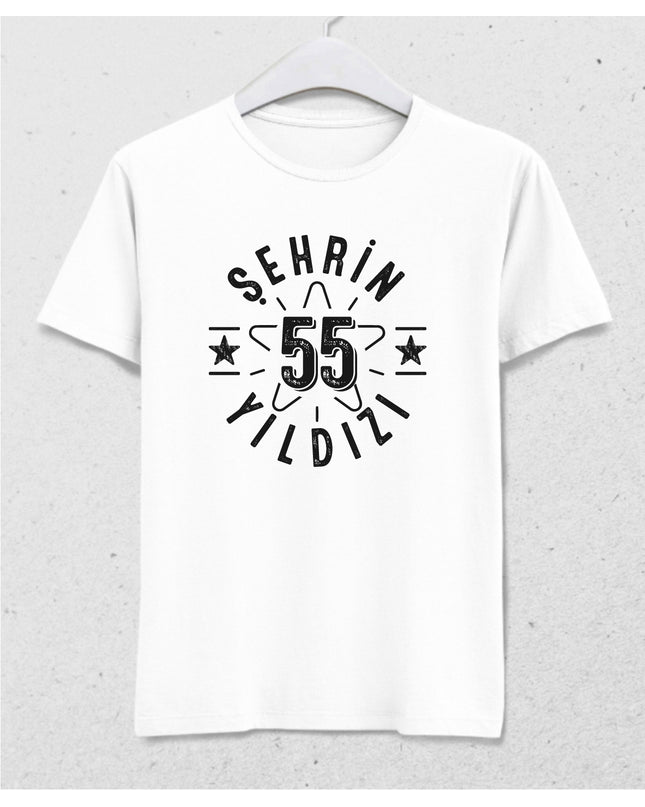 Şehrin yıldızı 55 Samsun tişört - basmatik.com