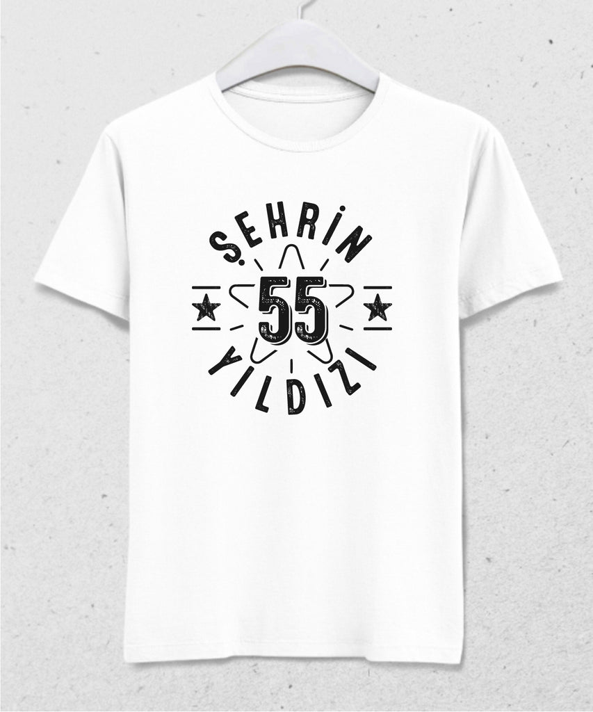 Şehrin yıldızı 55 Samsun tişört - basmatik.com