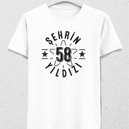 Şehrin yıldızı 58 Sivas tişört - basmatik.com